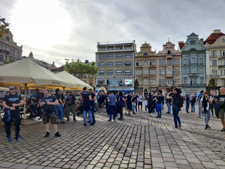 FOTOGALERIE: Fanoušci Interu Milán v Plzni