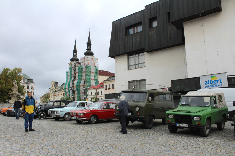 Sraz veteránů v Jihlavě - Ježkova jízda 2022