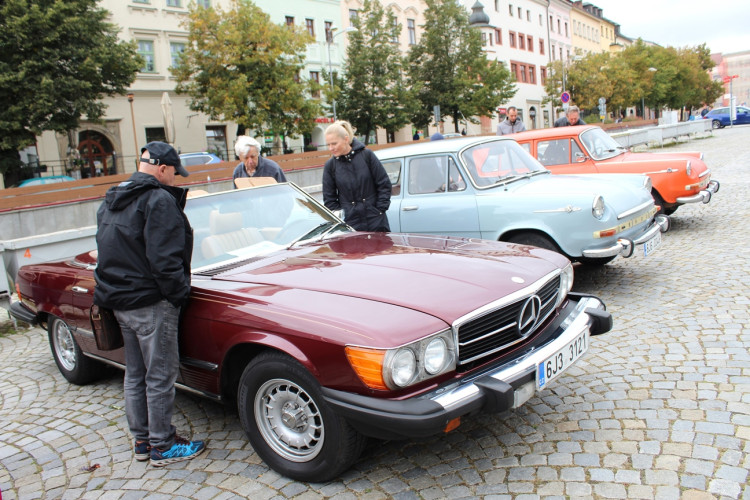 Sraz veteránů v Jihlavě - Ježkova jízda 2022