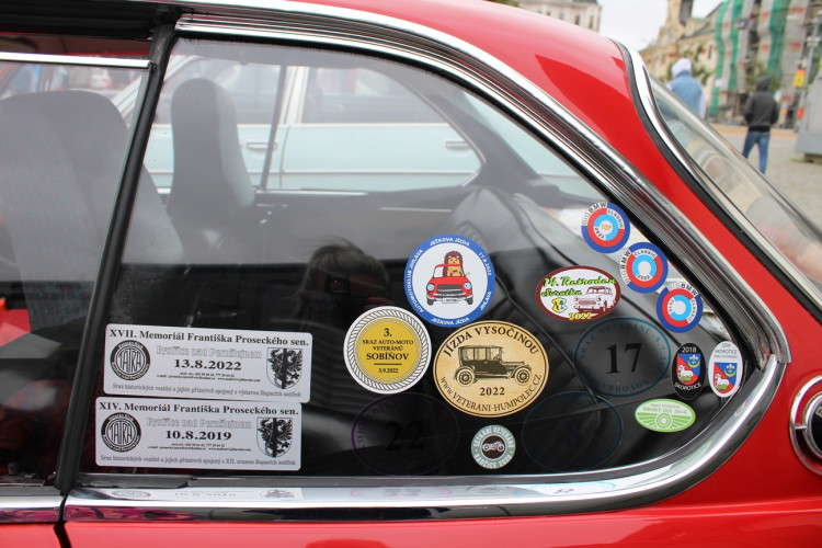 Sraz veteránů v Jihlavě - Ježkova jízda 2022