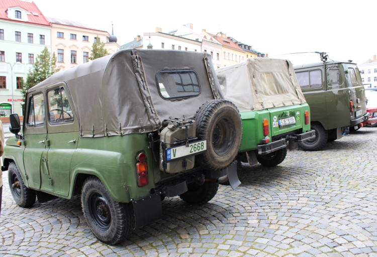 Sraz veteránů v Jihlavě - Ježkova jízda 2022