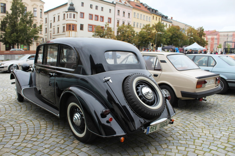 Sraz veteránů v Jihlavě - Ježkova jízda 2022