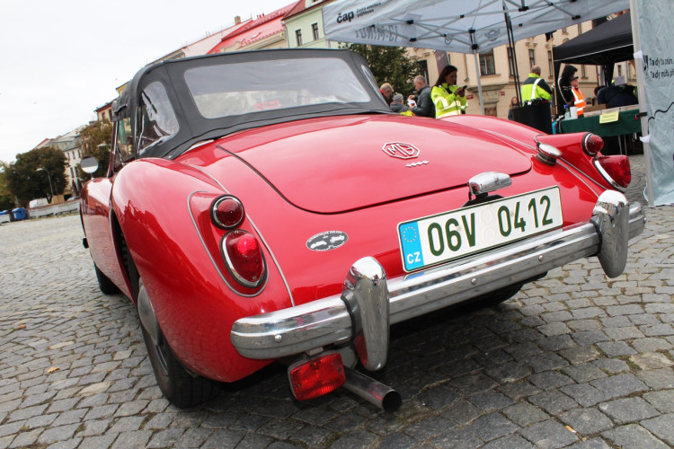 Sraz veteránů v Jihlavě - Ježkova jízda 2022