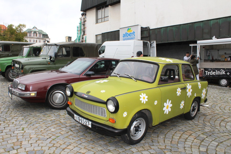 Sraz veteránů v Jihlavě - Ježkova jízda 2022