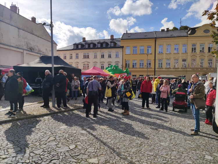 Volební mítink Jany Nagyové v Jihlavě