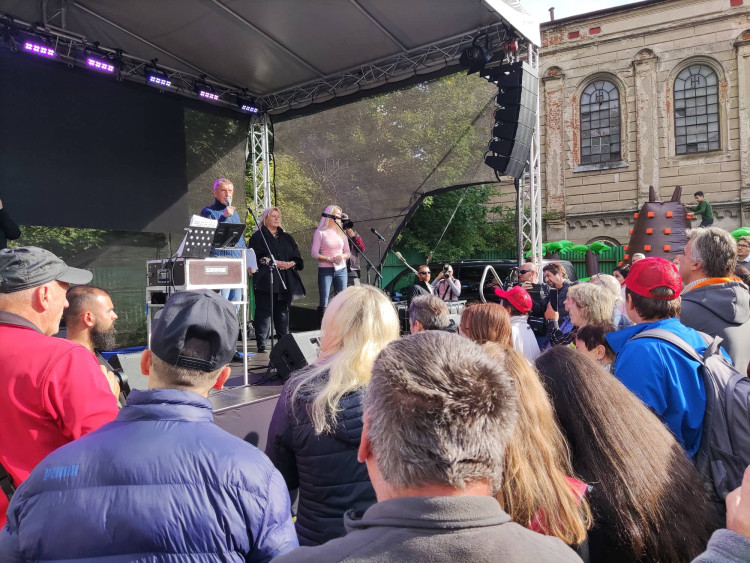 Volební mítink Jany Nagyové v Jihlavě