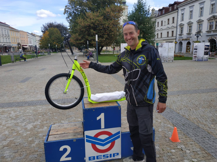 FOTOGALERIE: Koloběžkiáda na prostějovském náměstí
