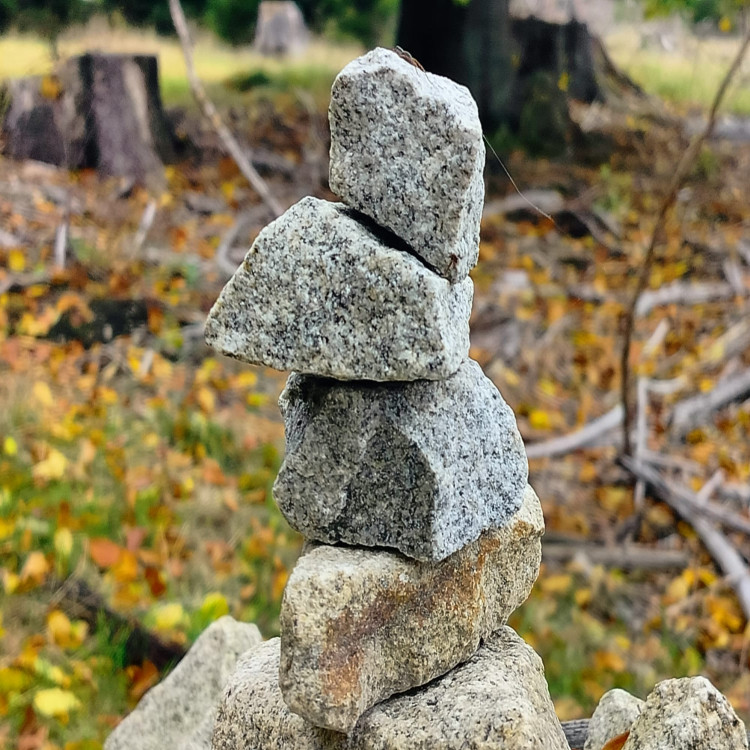 Podzim na Míchově skále