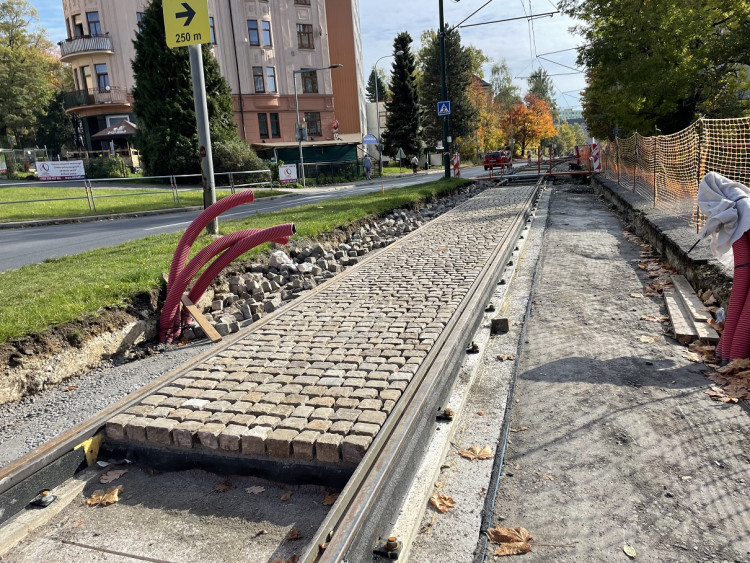 Modernizace tramvajové tratě do Jablonce