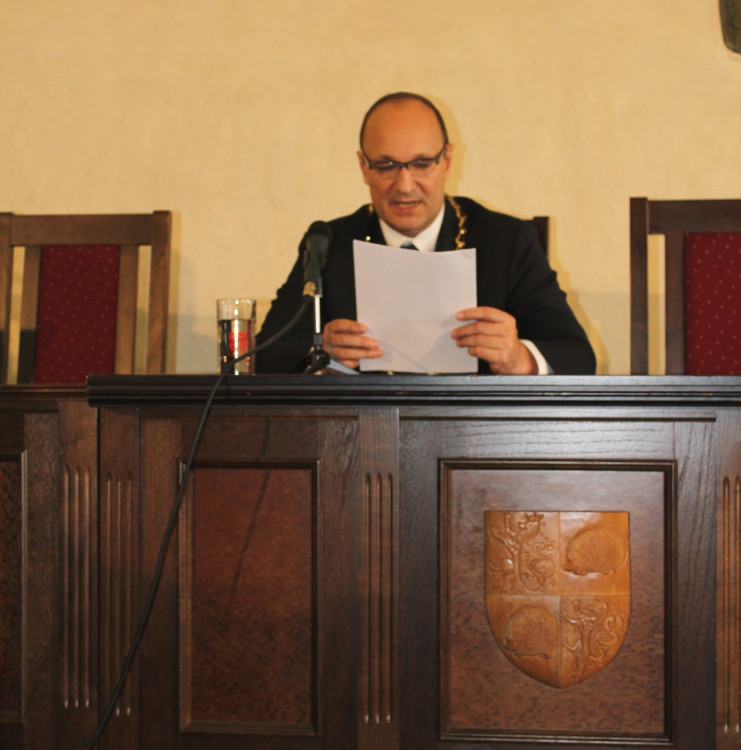 Nově zvolený primátor Jihlavy Petr Ryška (ODS)