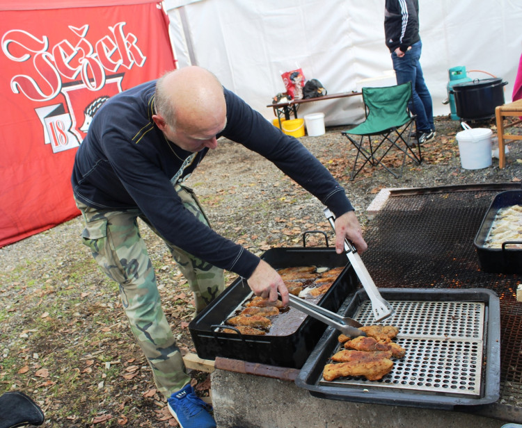 Výlov rybníka u Zborné