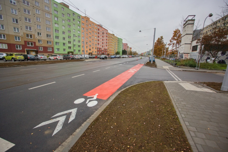 FOTOGALERIE: Už je v provozu. Nová trať v Olomouci slouží cestujícím