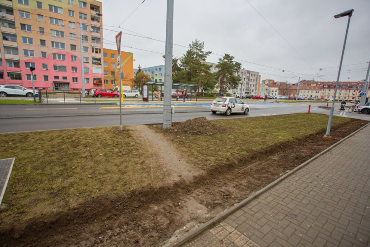 FOTOGALERIE: Už je v provozu. Nová trať v Olomouci slouží cestujícím