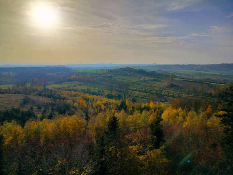 Rozhledna na Pekelném kopci za Třebíčí