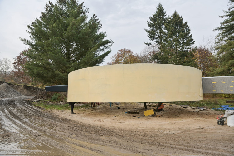 GALERIE: Stavba nového fotbalového stadionu v Hradci Králové