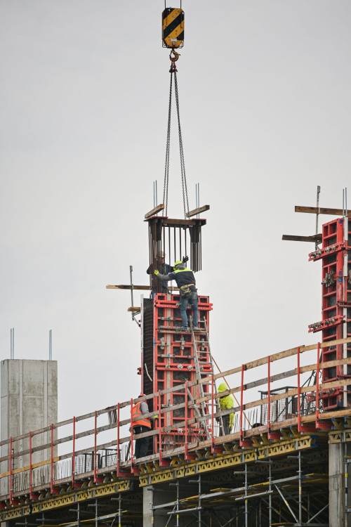 GALERIE: Stavba nového fotbalového stadionu v Hradci Králové