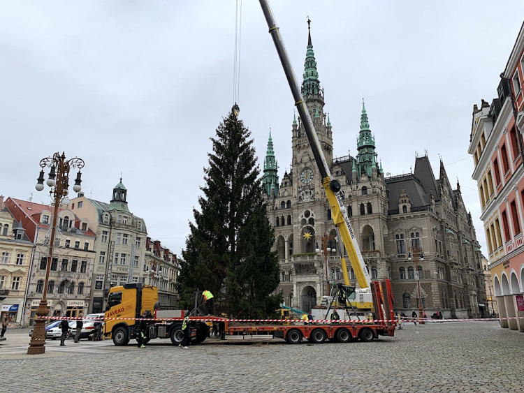Liberecký vánoční strom