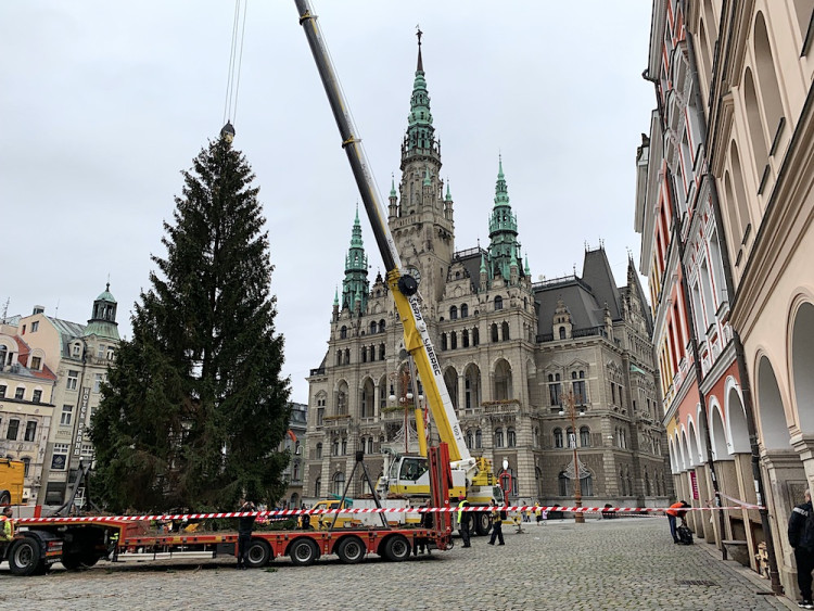 Liberecký vánoční strom