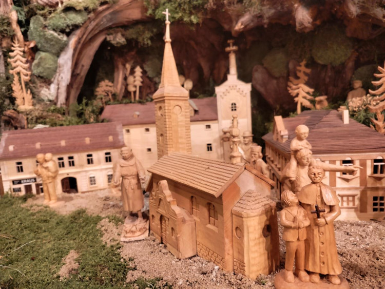 Třešťské betlémy v expozici v Schumpeterově domě