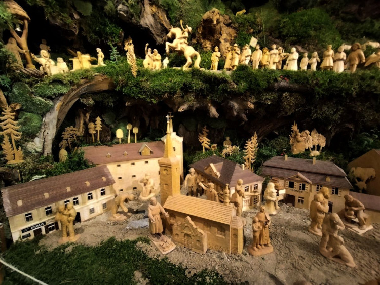 Třešťské betlémy v expozici v Schumpeterově domě