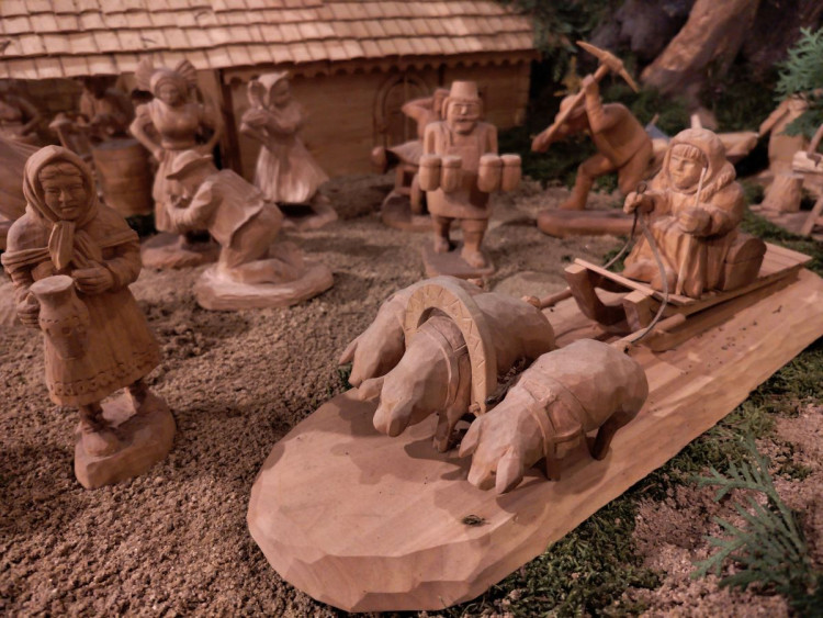 Třešťské betlémy v expozici v Schumpeterově domě