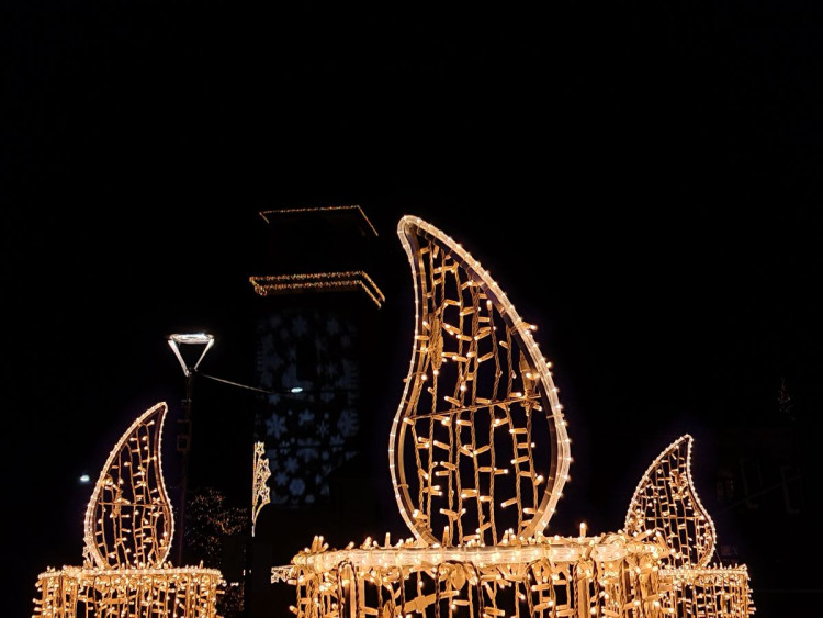 Vánoční výzdoba v Třebíči