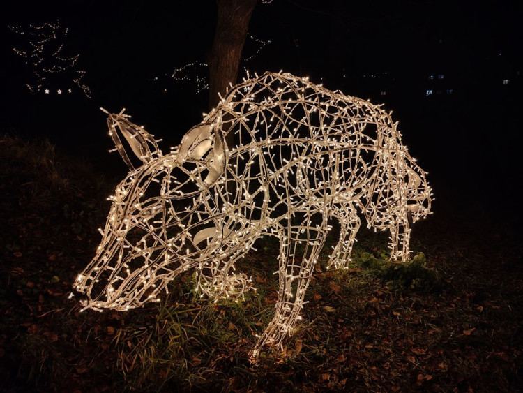 Vánoční výzdoba v Třebíči