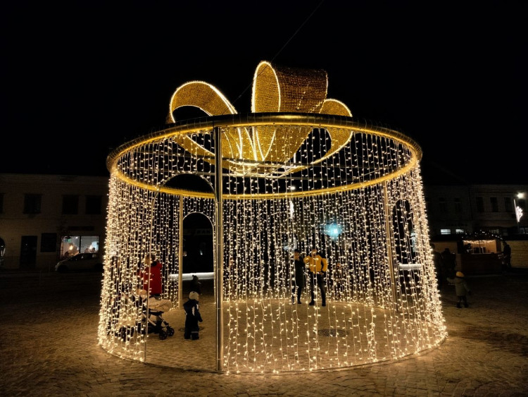 Vánoční výzdoba v Třebíči