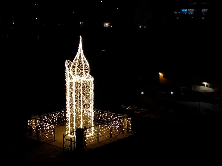 Vánoční výzdoba v Třebíči