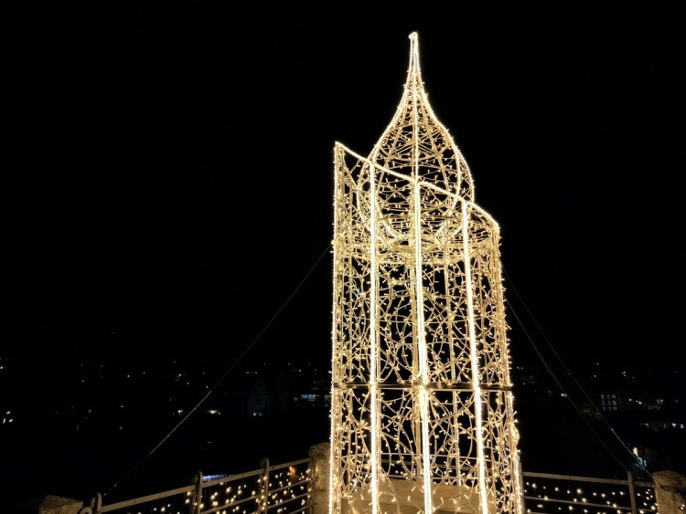 Vánoční výzdoba v Třebíči