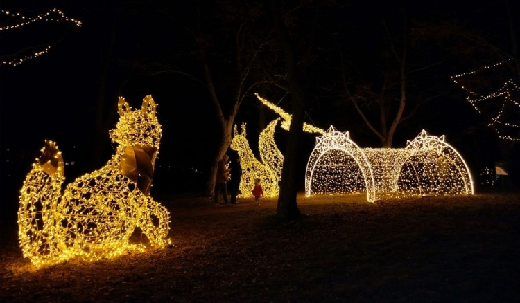 Vánoční výzdoba v Třebíči