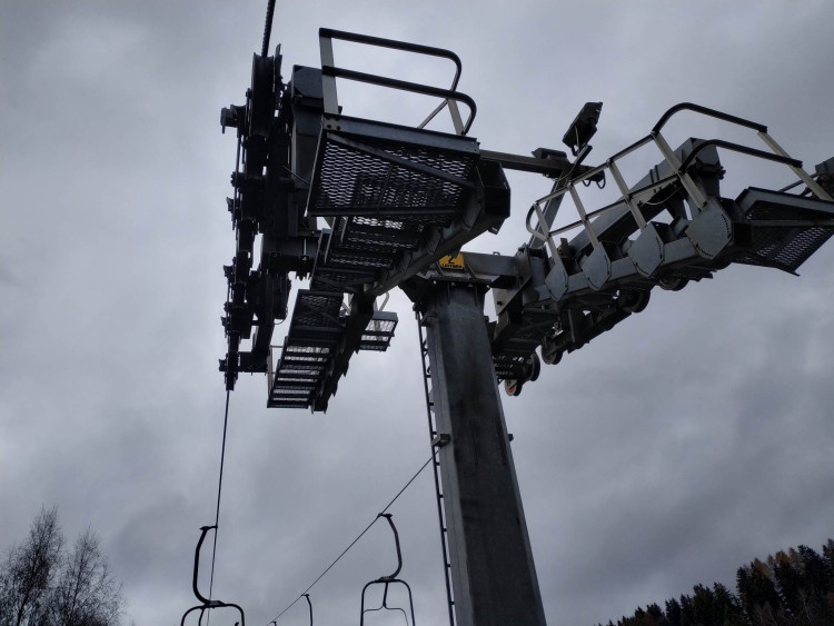 FOTOGALERIE: První lyžování v Branné