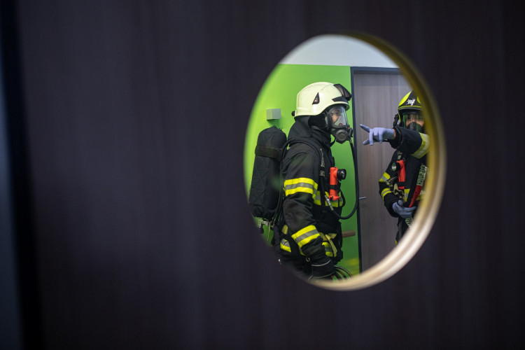 GALERIE: Cvičná evakuace seniorcentra v Hradci Králové