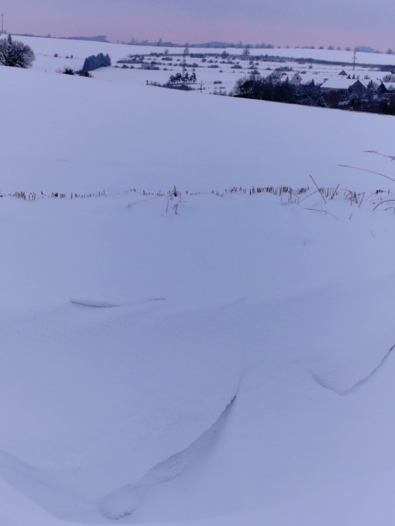 Zimní krajina u Pavlova