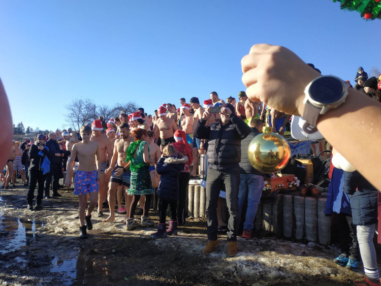 FOTOGALERIE: Štědrý den na Plumlovské přehradě