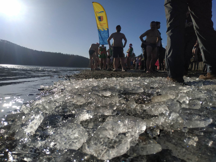 FOTOGALERIE: Štědrý den na Plumlovské přehradě