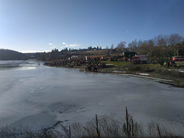 FOTOGALERIE: Štědrý den na Plumlovské přehradě