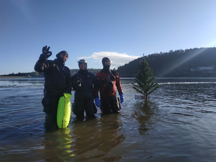 FOTOGALERIE: Štědrý den na Plumlovské přehradě