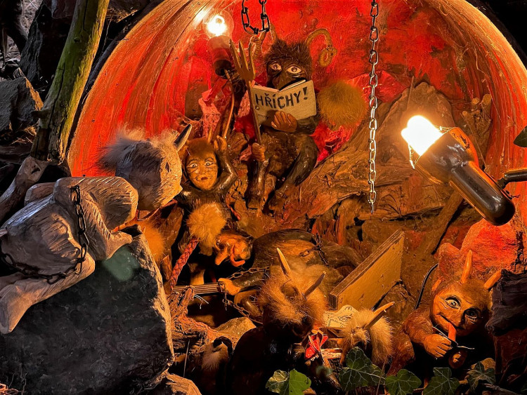 FOTOGALERIE: Příchovický betlém s peklem