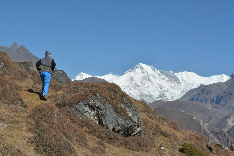 FOTOGALERIE: SAMA V NEPÁLU:  Cho Oyu střídá Mount Everest