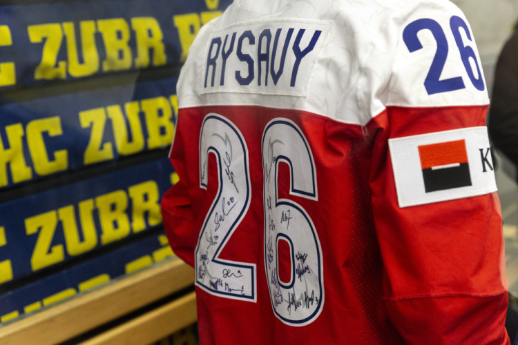 FOTOGALERIE: Vicemistři světa z Přerova rozdávali podpisy na domovském zimáku