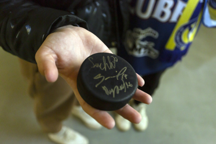 FOTOGALERIE: Vicemistři světa z Přerova rozdávali podpisy na domovském zimáku