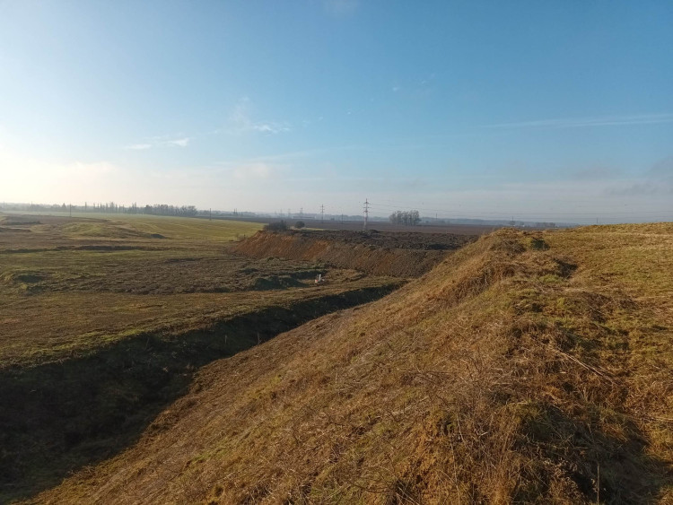 FOTOGALERIE: Stavba dálnice D1 u Přerova