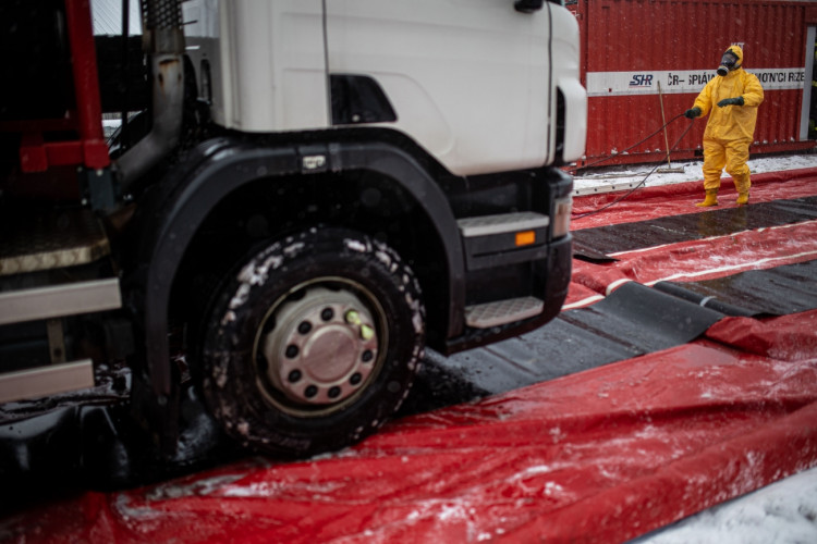 GALERIE: Likvidace chovu v Dobřenicích u Hradce Králové