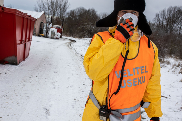 GALERIE: Likvidace chovu v Dobřenicích u Hradce Králové