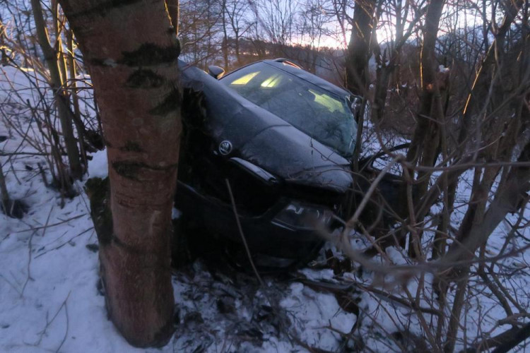 Pod vlivem alkoholu narazila do tří stromů