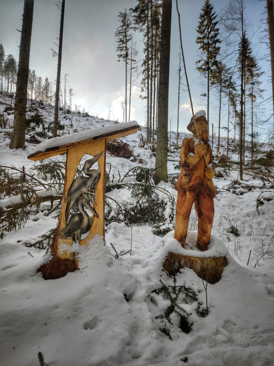 FOTOGALERIE: Procházka okolo zasněžených Rešovských vodopádů