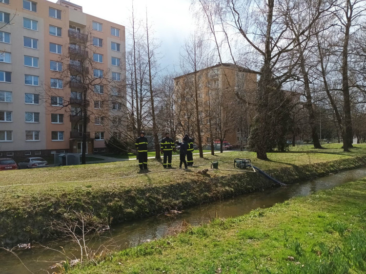 FOTOGALERIE: Zapálenou Smrtku děti hodily do potoka