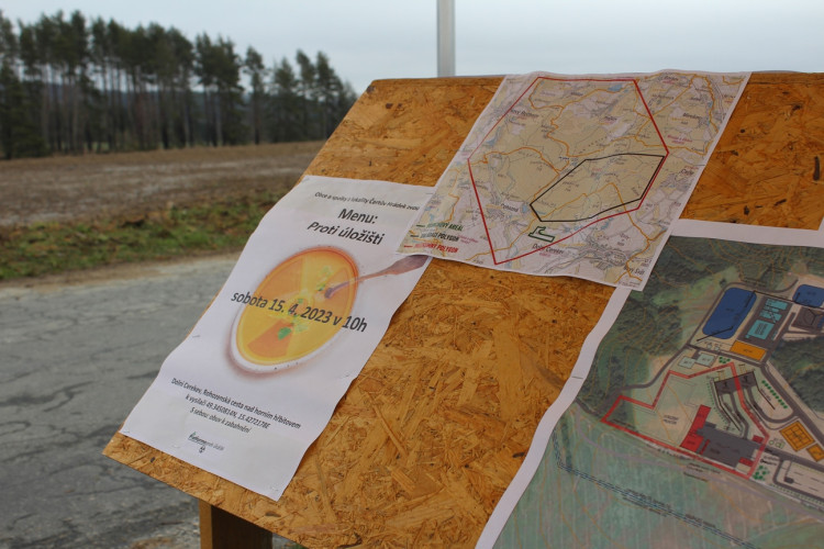 Den proti úložišti 2023, lokalita Hrádek