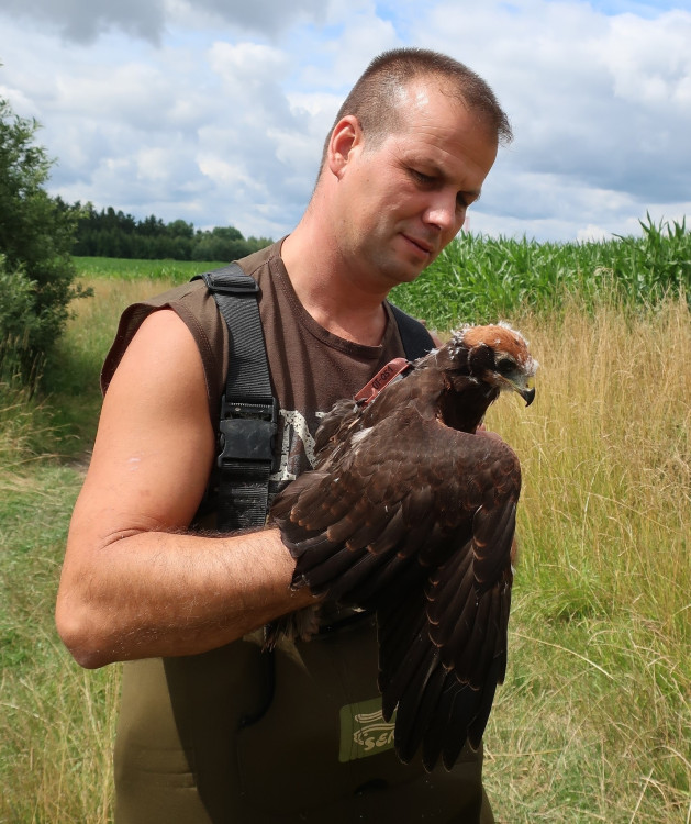 Moták pochop s vysílačkou těsně před vypuštěním
